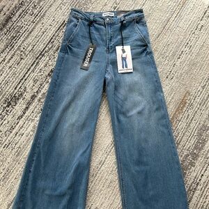 Ashley Mason Wide Leg Trouser Jean - Size 5/27 (NEW WITH TAGS)